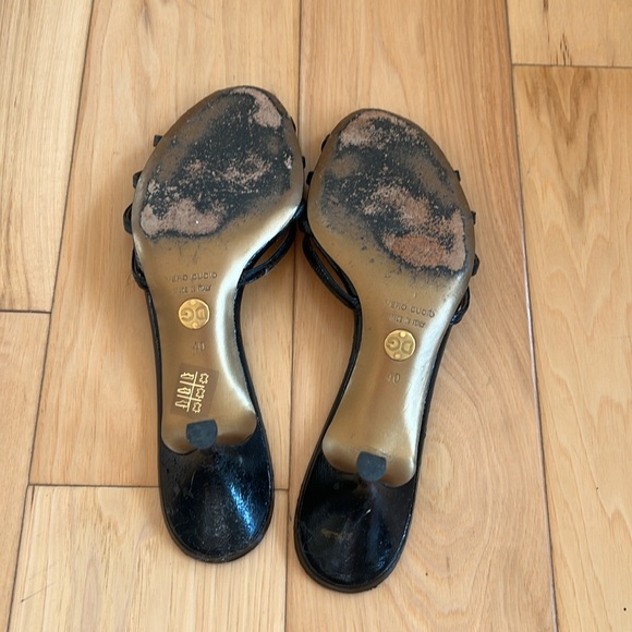 Vintage black kitten feel Dolce & Gabbana sandals/heels size 40/9. - Picture 3 of 3